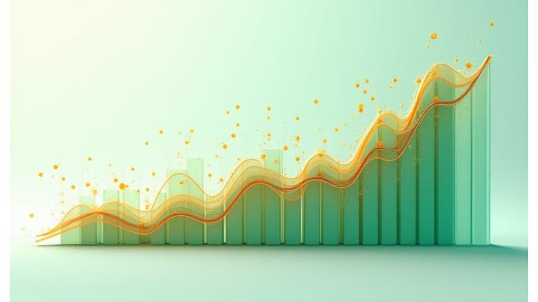 AI 예측 분석 그래프